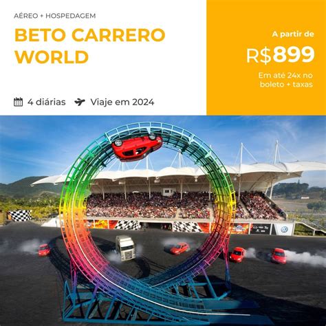 Pacote Beto Carrero World 2024 